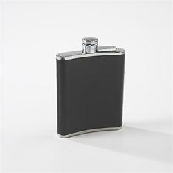 Hermes, flask, France, c. 1995, stainless ste