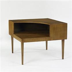 Edward Wormley , corner table, Dunbar, USA, c