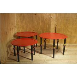 Nanna Ditzel, occasional tables, set of three