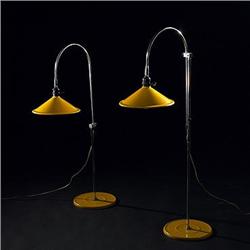 ABO, floor lamps, pair, ABO, Denmark, c. 1960