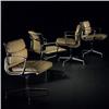 Image 1 : Charles And Ray Eames, Soft Pad chairs, set o