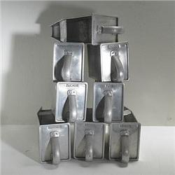 German, kitchen canisters, set of eight, c. 1
