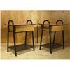 Image 1 : Jean Prouve, attribution, pair of bedside tab