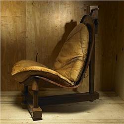 Brazilian, lounge chair, c. 1965, jacaranda,