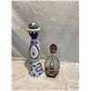 Image 1 : 2 collectible empty Tequila bottles