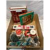 Image 1 : Box of Christmas lights and trees