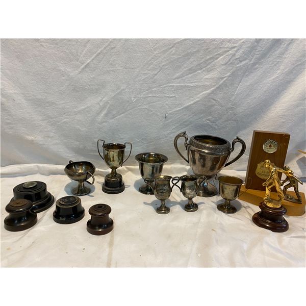 Lot old trophys