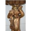 Image 2 : ROCOCO GILT SHELL CHERUB STAND (40" H)