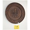 Image 1 : ANTIQUE CARVED WOOD CHARGER