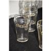 Image 2 : LARGE GLASS PUNCHBOWL, GLASS PUNCHBOWL W/CUPS & COCA COLA GLASSES (25 PCS)
