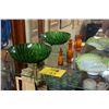 Image 1 : GLASS BOWLS & AMBER BOTTLES (4  PCS)
