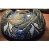 Image 4 : TIFFANY STYLE TABLE LAMP W/DRAGONFLY MOTIF (SLIGHT DAMAGE) (18" X 17")