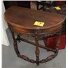 Image 1 : DEMI LUNE SIDE TABLE (30" X 33")