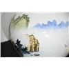 Image 3 : CHINESE HAND PAINTED VASE (17" H)