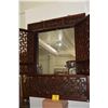 Image 2 : CHINESE RETICULATED FRAMED MIRROR W/2 DOORS
