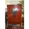 Image 1 : CHINESE 2 DOOR STORAGE CABINET W/2 DRAWERS (42.5" X 22.5" X 68")