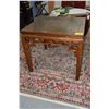 Image 1 : CHINESE ELMWOOD TABLE (4' X 4' X 32 1/2")