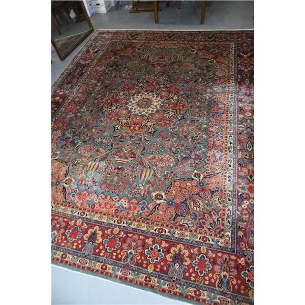 PERSIAN RUG (APPROX 10' 2" X 13' 10")