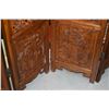 Image 3 : CHINESE RETICULATED 4 PANEL SCREEN (LONG LIFE CRANE & MANDARIN DUCK) (68" X 71" X 17" EACH)