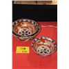 Image 1 : JAPANESE IMARI BOWL SET W/DRAGON PHOENIX MOTIF; SIGNED (7"-10" D) (3 PCS)