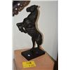 Image 1 : REARING MUSTANG STATUE (CAST METAL)
