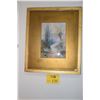 Image 1 : FRAMED WATERCOLOR, 19TH CENTURY IMPRESSIONIST BY THOMAS DINGLE JR. (1844 - 1919) (17 1/2" X 20 1/2")