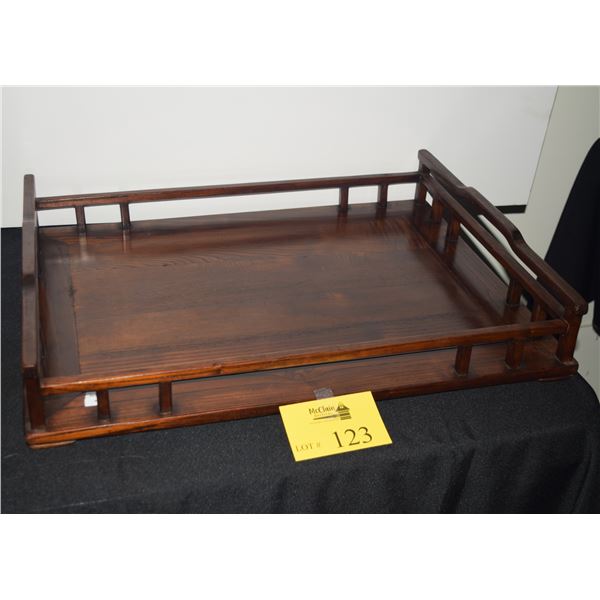 ANTIQUE WOODEN TRAY