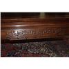Image 2 : VINTAGE CHINESE HEAVY ROSEWOOD COFFEE TABLE W/CARVED APRON (37" X 25" X 13")