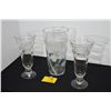 Image 1 : VASES (1 ETCHED) (3 PCS)