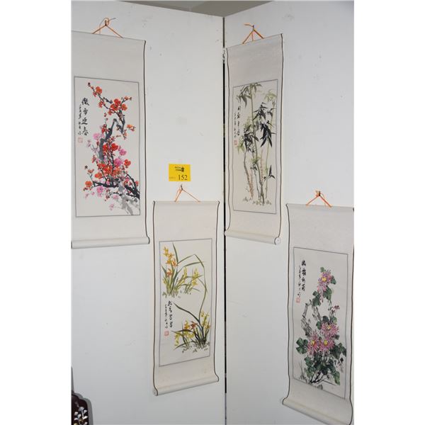 FOUR SEASON SCROLLS (4 PCS)