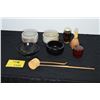 Image 1 : JAPANESE TEA BOWLS, TEA CADDY & ACCESSORIES