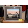 Image 1 : FRAMED WOODBLOCK PRINT, "HONOLULU FARM"; SIGNED GEORGE FOX 44'