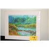 Image 1 : MATTED WATERCOLOR; JOE DOWSON