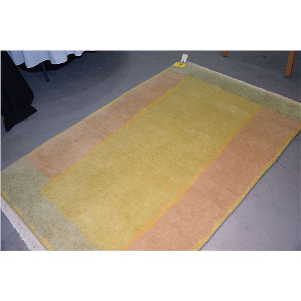NEPAL WOOL HAND-KNOTTED ODEGARD (THICK PILE) RUG (4' X 6')