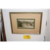 Image 1 : FRAMED ORIGINAL WATERCOLOR, "DUNKELD BRIDGE = OVER THE RIVER FAY"; SIGNED A. H. PARKE (ANNIE HAMLIN 