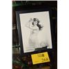 Image 1 : FRAMED STEEL ENGRAVING, "MERMAID"; CA. 1890