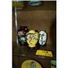Image 1 : JAPANESE CLOISONNE VASES, BAMBOO, PHOENIX BIRD & ROSES W/STAND (3 PCS)