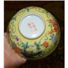 Image 2 : VINTAGE CHINESE YELLOW GLAZE BRUSH POT W/STAND, MINI VASES W/STANDS & BOWL (3 SIGNED) (4 PCS)