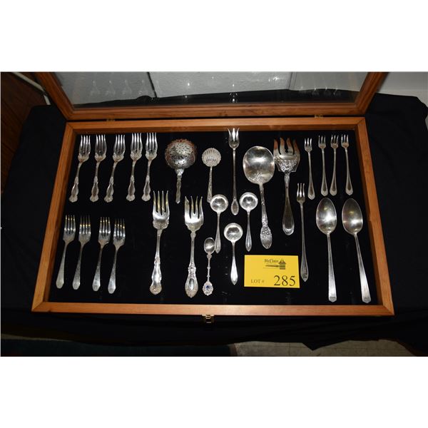 ASSORTED FLATWARE & SERVING PIECES (27 PCS)