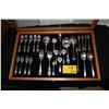 Image 1 : ASSORTED FLATWARE & SERVING PIECES (27 PCS)