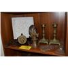 Image 1 : MIXED LOT: ANTIQUE & VINTAGE FINIALS, CANDLE STICKS & ARCHITECTURAL FORMS (11 PCS)