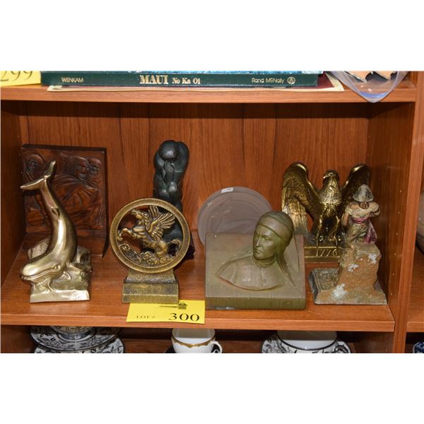 COLLECTION OF BOOKENDS (8 PCS)