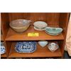 Image 1 : MIXED LOT: IMARI PLATE, NABESHIMA WARE, SETO BOWL, KOREAN BOWL, ETC .(SOME CHIPPED, AS FOUND)  (8 PC