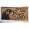 Image 1 : FRAMED ORIGINAL BATIK ART, "WAHINE" (22" X 45")