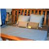 Image 1 : KING SIZE DOVET COVER, 5 EURO SHAMS (26" X 26")  (W/2 PILLOWS), 2 PILLOWS (12" X 20"), 2 PILLOW CASE