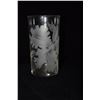 Image 2 : ETCHED GLASS PLATE, PITCHER & GLASSES (ARTS HAWAII) (14 PCS)