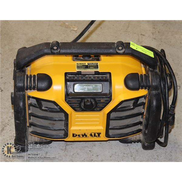 DEWALT RADIO BATTERY CHARGER 12-20 VOLT