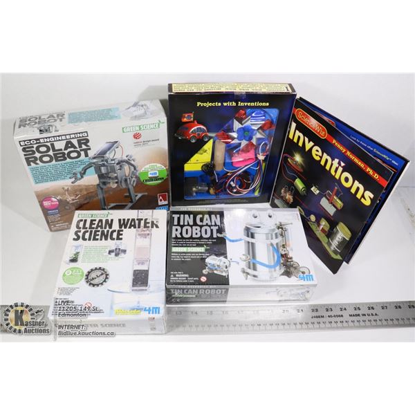 SEALED 4 SCIENCE PROJECTS TIN CAN