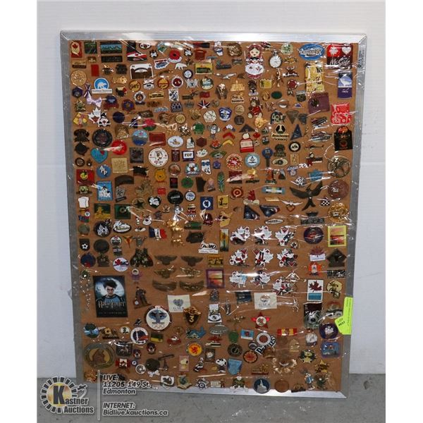 X-LARGE DISPLAY OF PINS PETRO CANADA