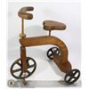 Image 1 : VINTAGE WOODEN SMALL BICYCLE